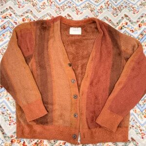 PacSun Warm Earth Tones Cardigan
